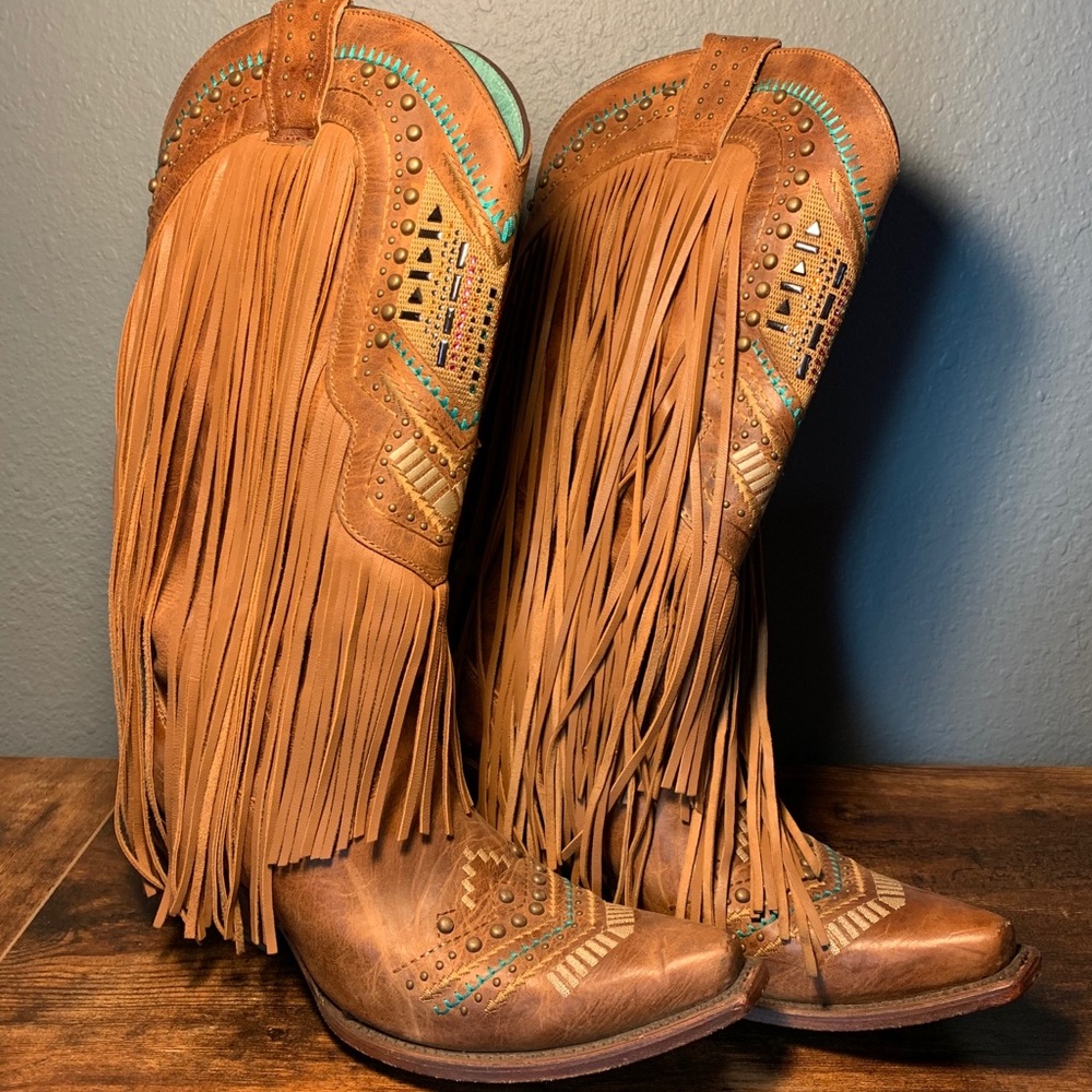 Corral Vintage Fringe Boots
